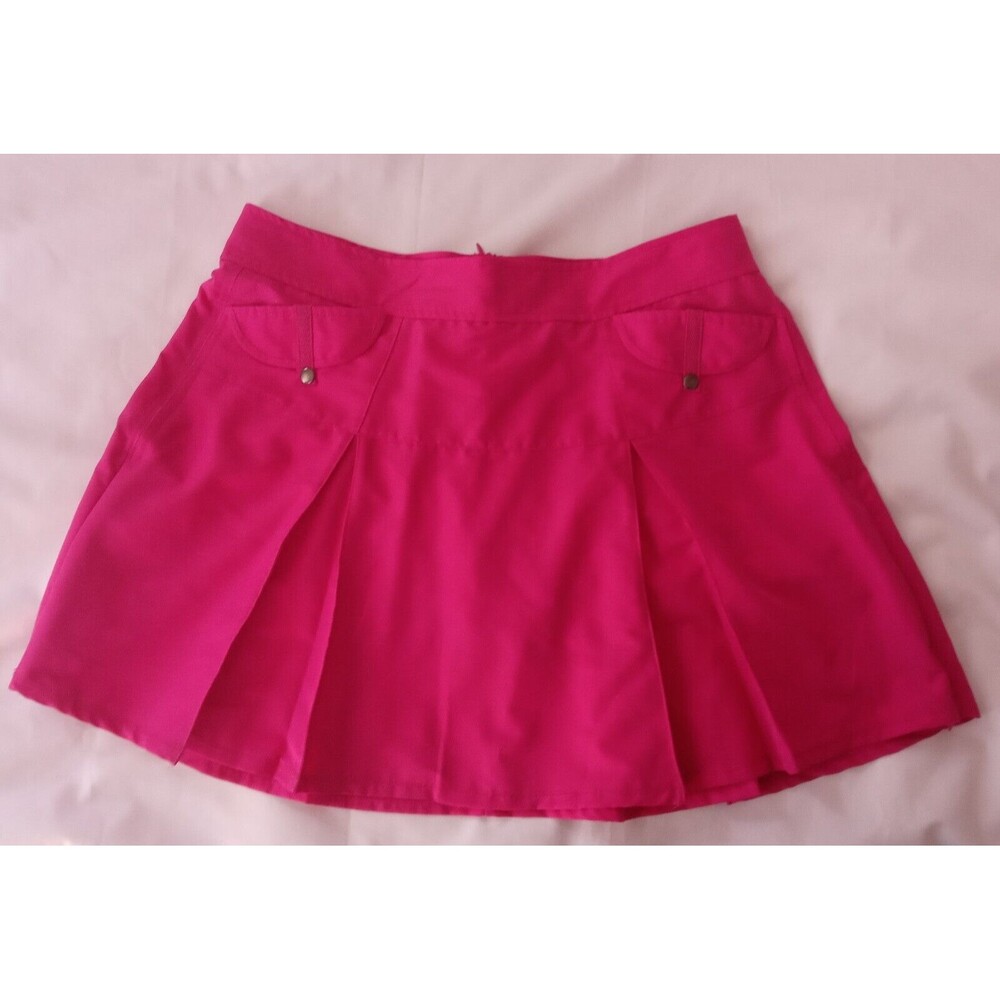 Women's Freedom Trail by Kyodan fuchsia Pink Skort Size L Front Pockets Pleats